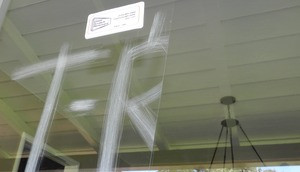 Dealing with vandalized glass on commercial buildings