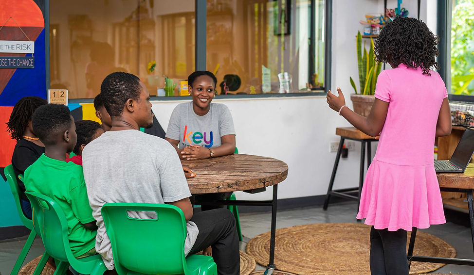 KEY academy student presenting to classmates and co-learners.jpg