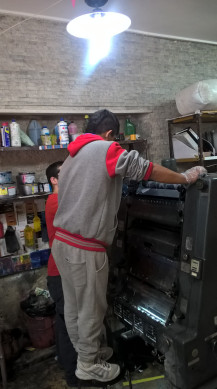 trabajando en tropa