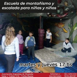 Santiago Zapatiel: “Mientras aprenden a escalar los niños construyen valores sociales y de respeto a