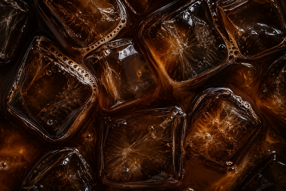 Iced Long-Black Close-Up