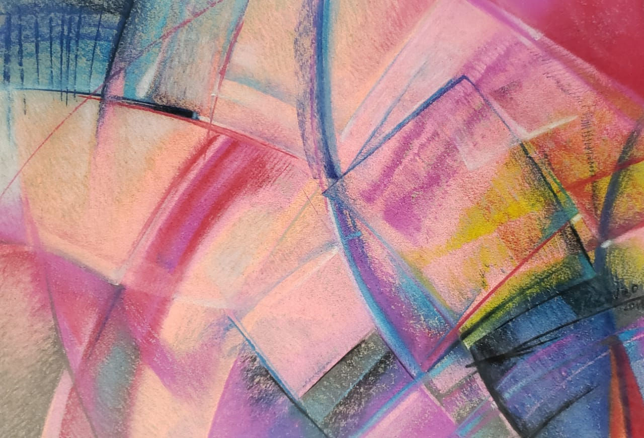 Sobreposto - Giz pastel seco s/Canson 42x30 cm