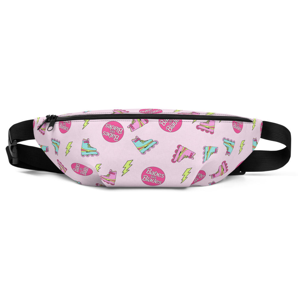 Babes on Blades Pink Fanny Pack