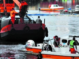 Hallan el cuerpo del hombre que cayó al Riachuelo