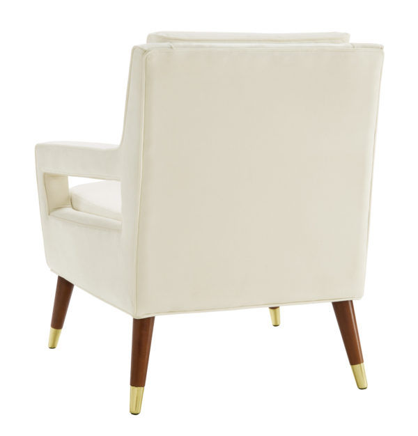 Thumbnail: Draper Cream Velvet Chair