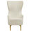 Thumbnail: Julia Cream Velvet Wingback Chair