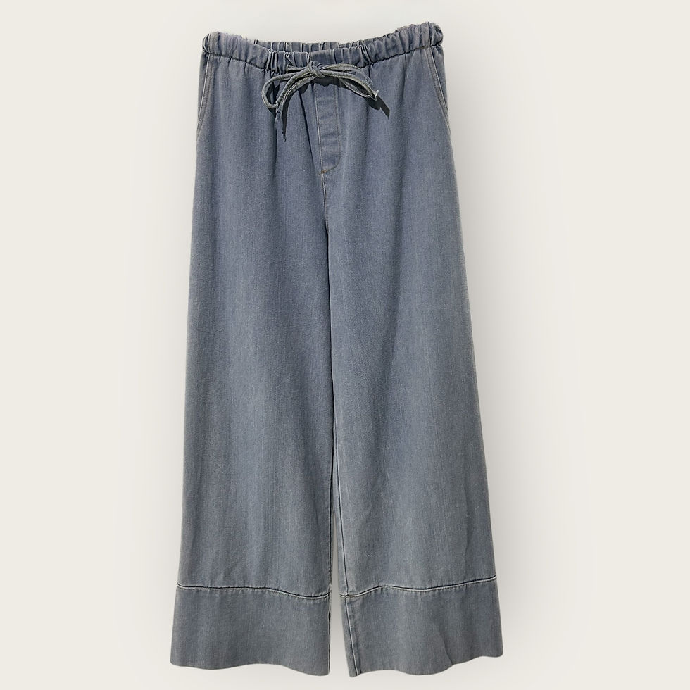 Miniaturbild: Sevaura Denim Palazzo Hosen Nola