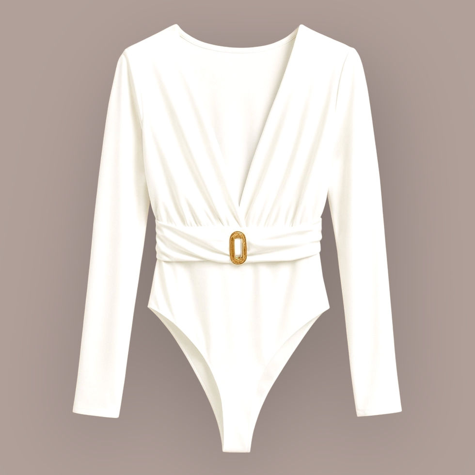 Miniaturbild: Langarm-Body mit Schmuckdetail Perla