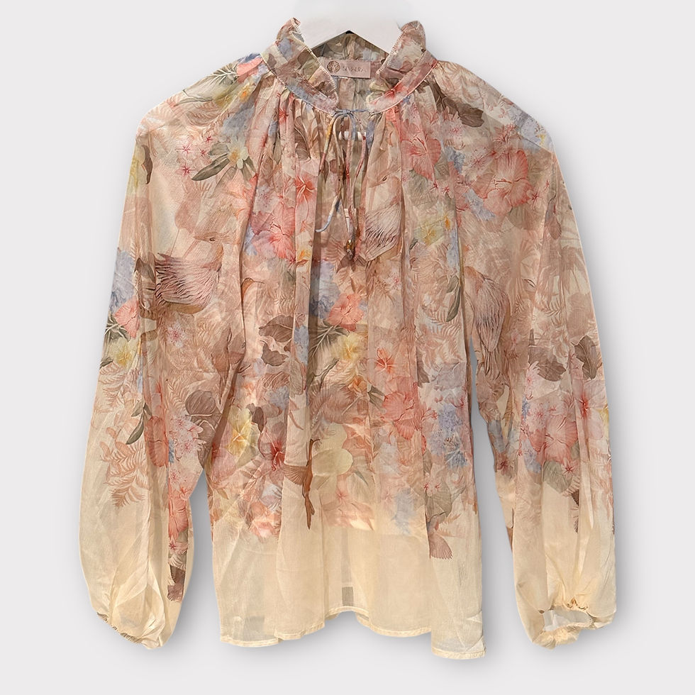 Miniaturbild: Sevaura Rüschen-Ensemble - Il Segreto Lumina Zweiteiler-Set Top & Bluse