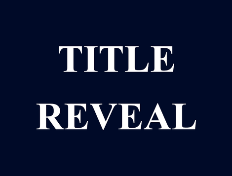 New Book Title Reveal