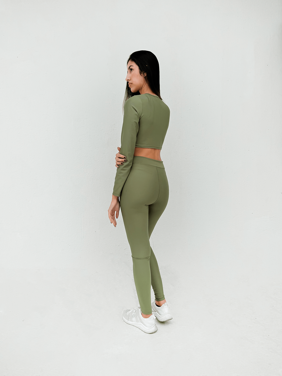 Miniatura: Conjunto fitness Verde blusa e e calça 