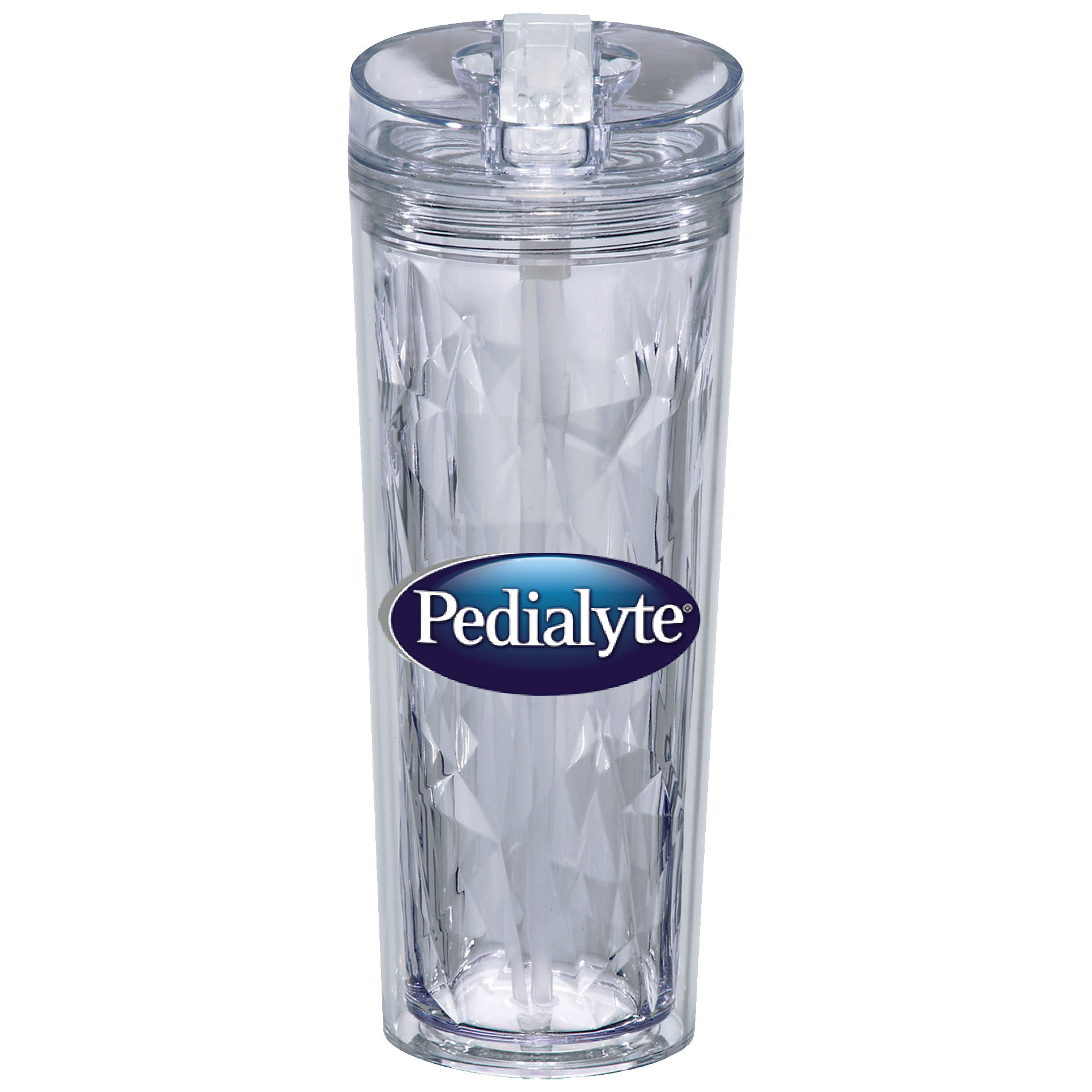 Hot & Cold Flip n Sip Geometric Tumbler 18oz