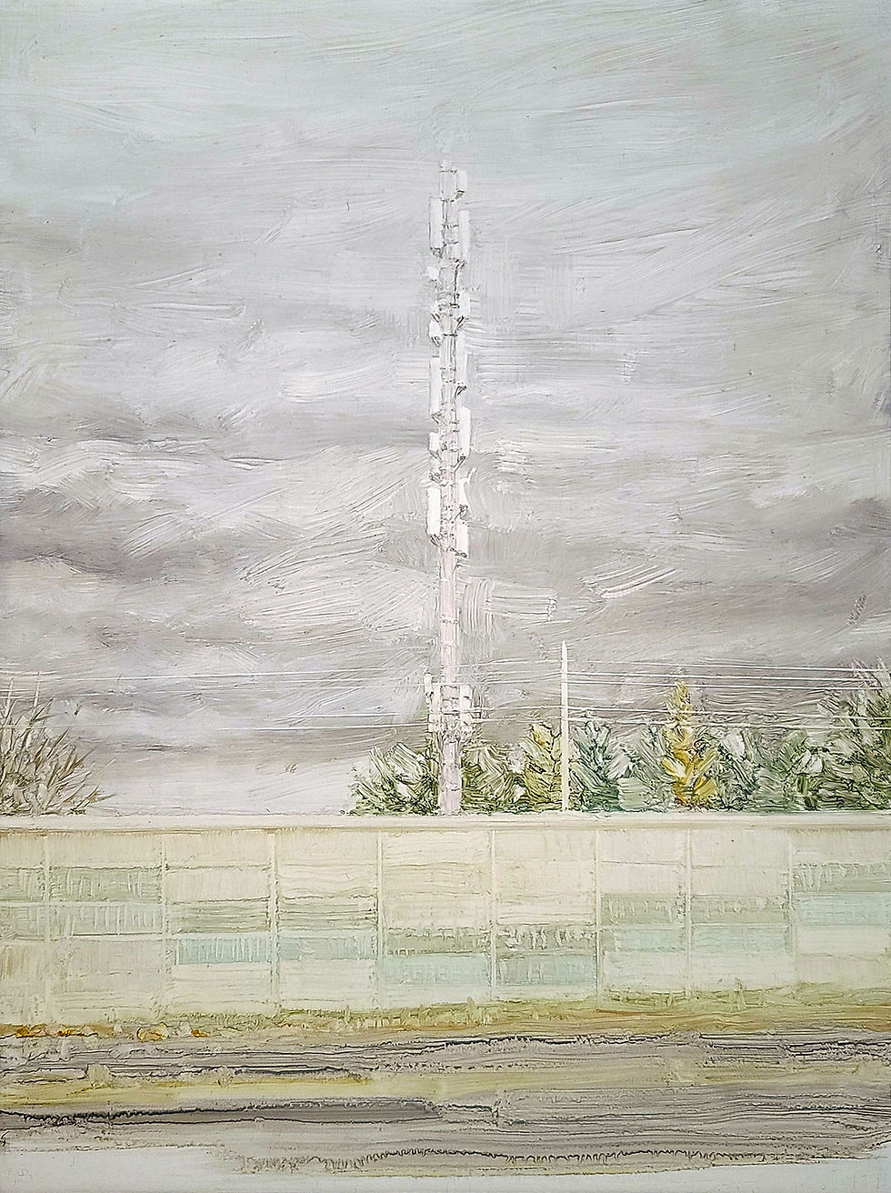 Mark Bell, Tower with Wall (2023)