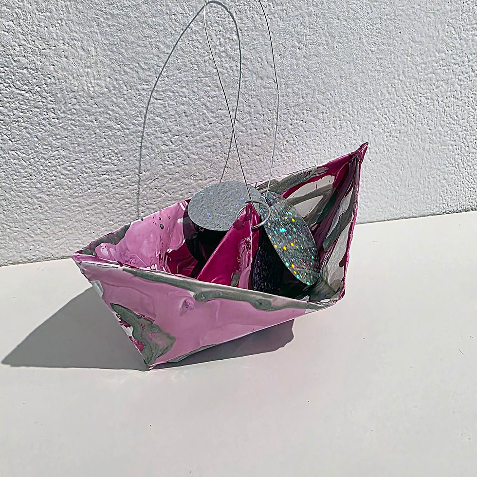 Thumbnail: Natalie Wood, Boats (pink) (2025)