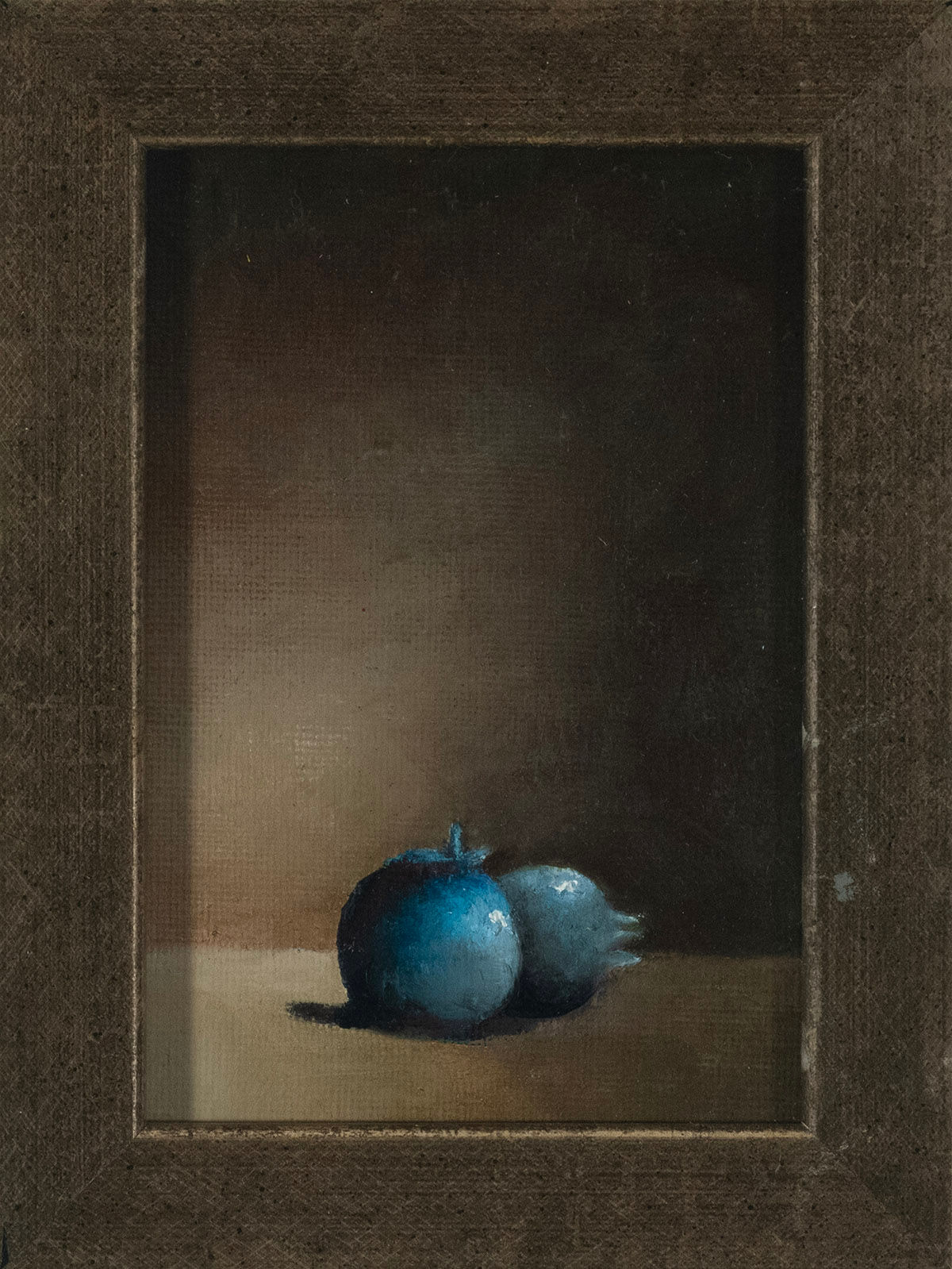 Nancy Kembry, Still Life with 2 Blueberries #50 (2025)