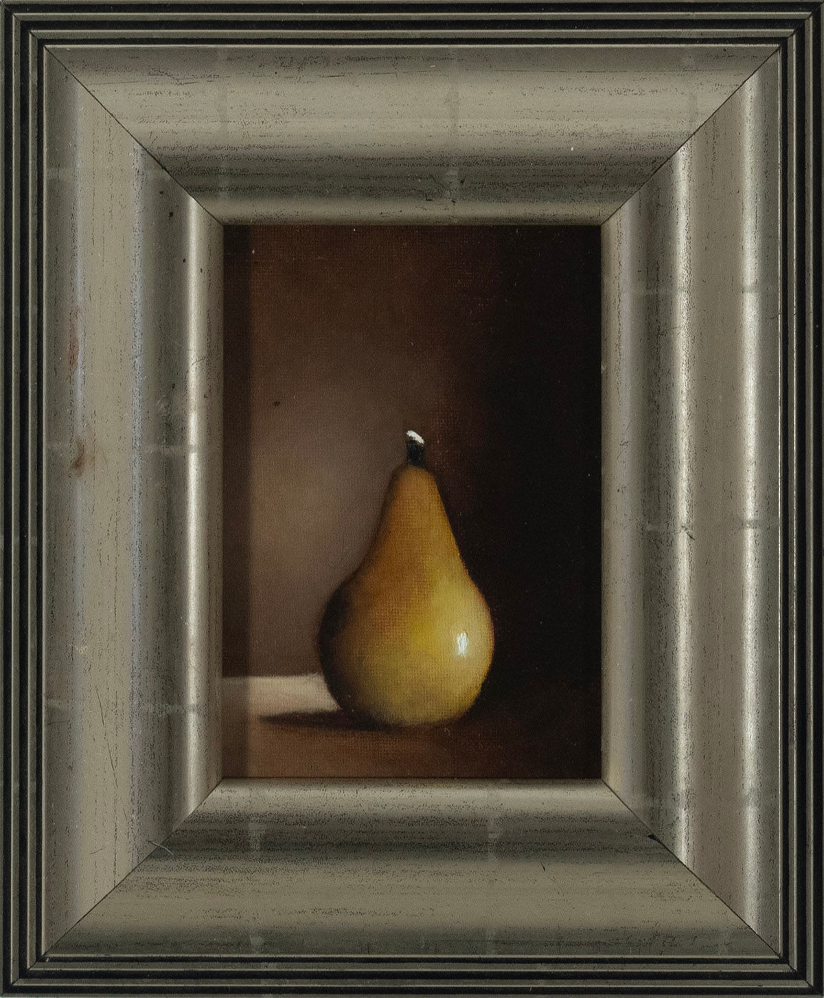 Nancy Kembry, Still Life with a Pear #61 (2025)