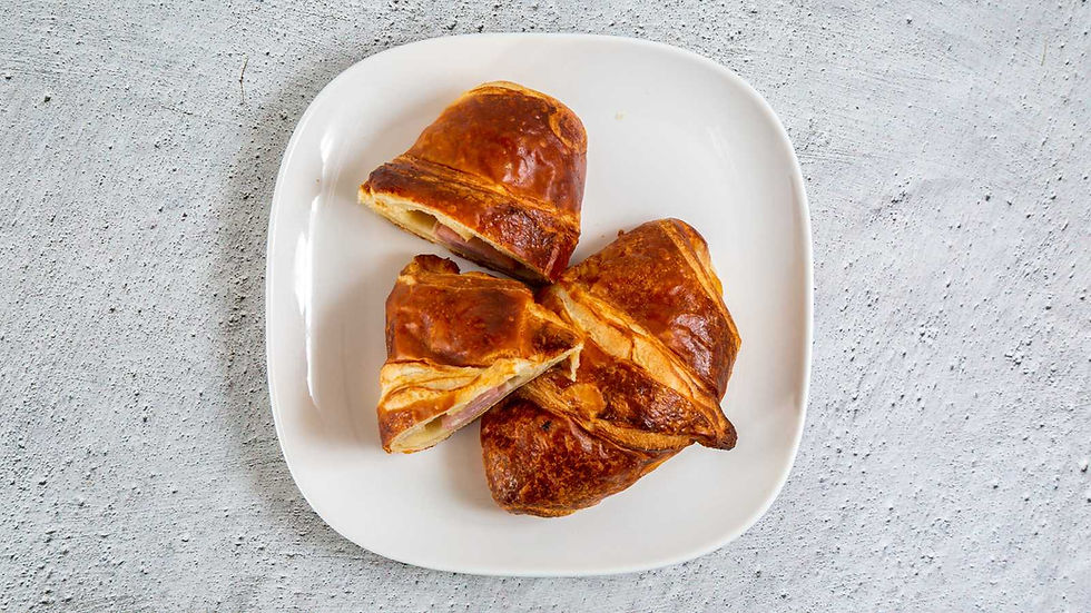 Ham & Cheese Croissant - Bánh Nhân Phô Mai & Thịt Nguội image