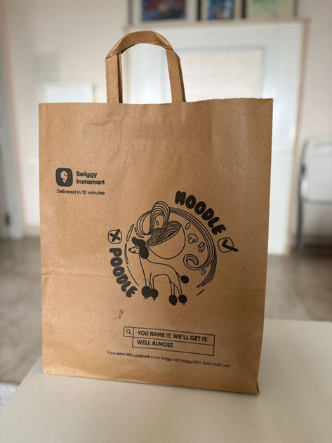Packaging for Swiggy