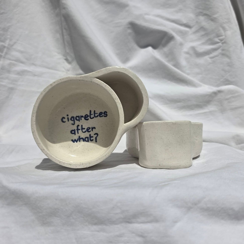 Cigarettes after what ?