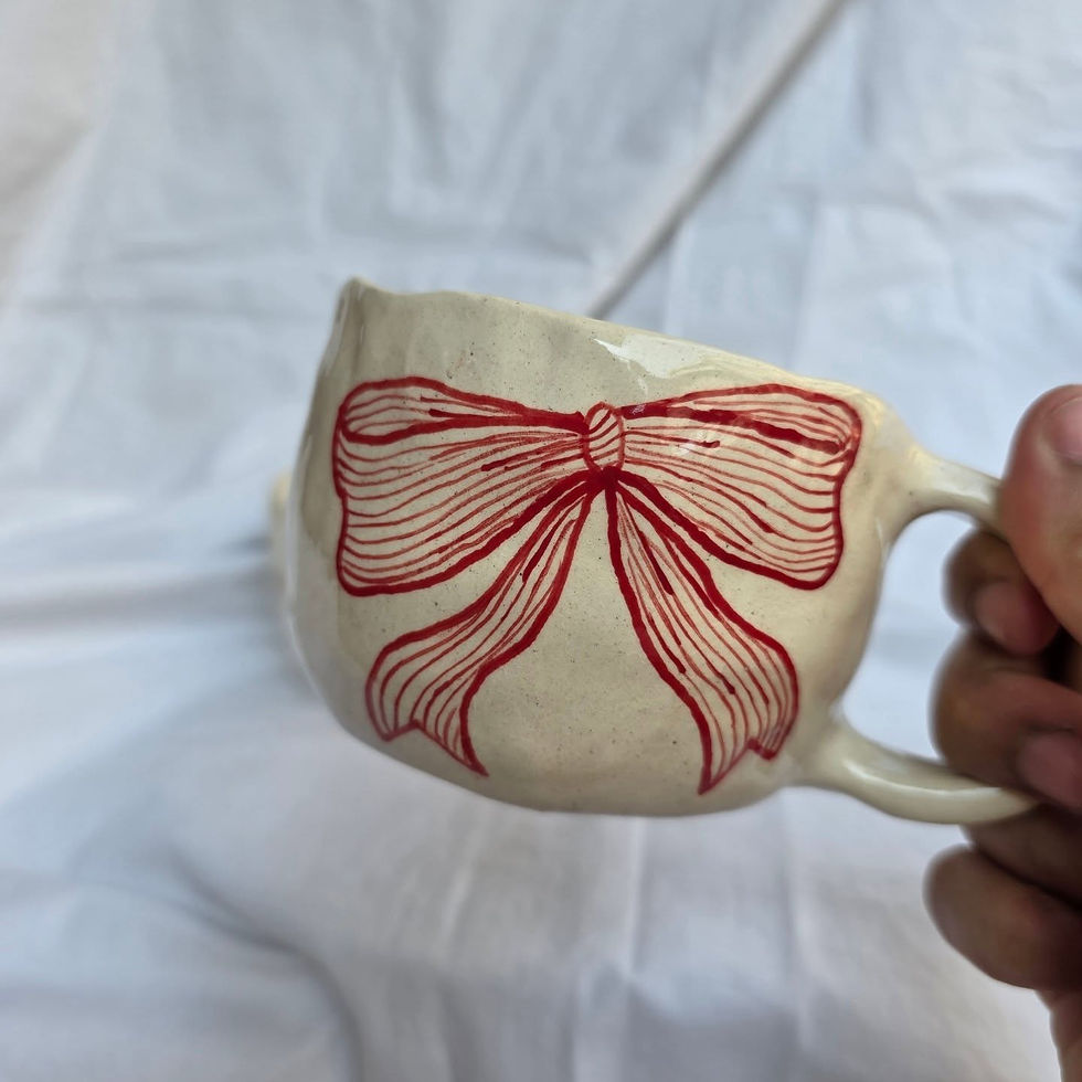 Thumbnail: Red Ribbon Bow Mug