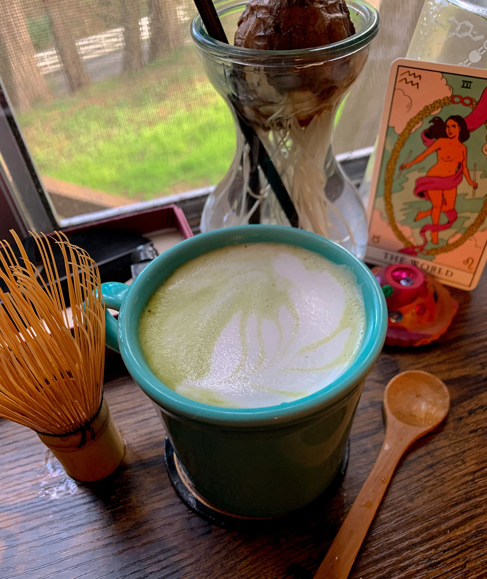 How to make a Matcha Latte.