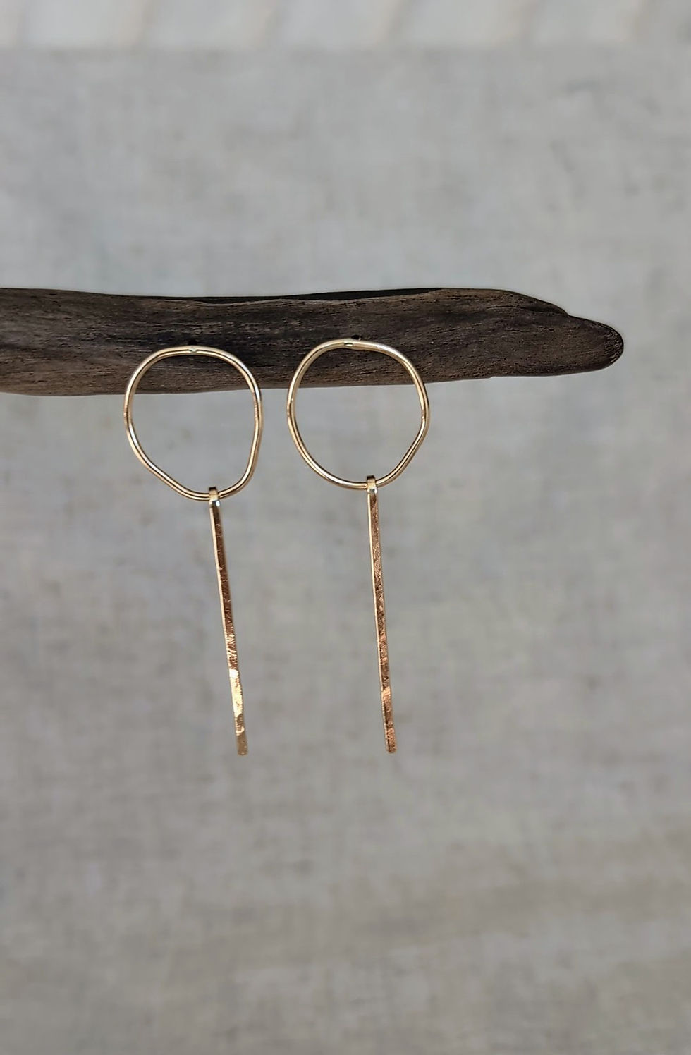 Thumbnail: ORB // Halo Line Dangle Earrings