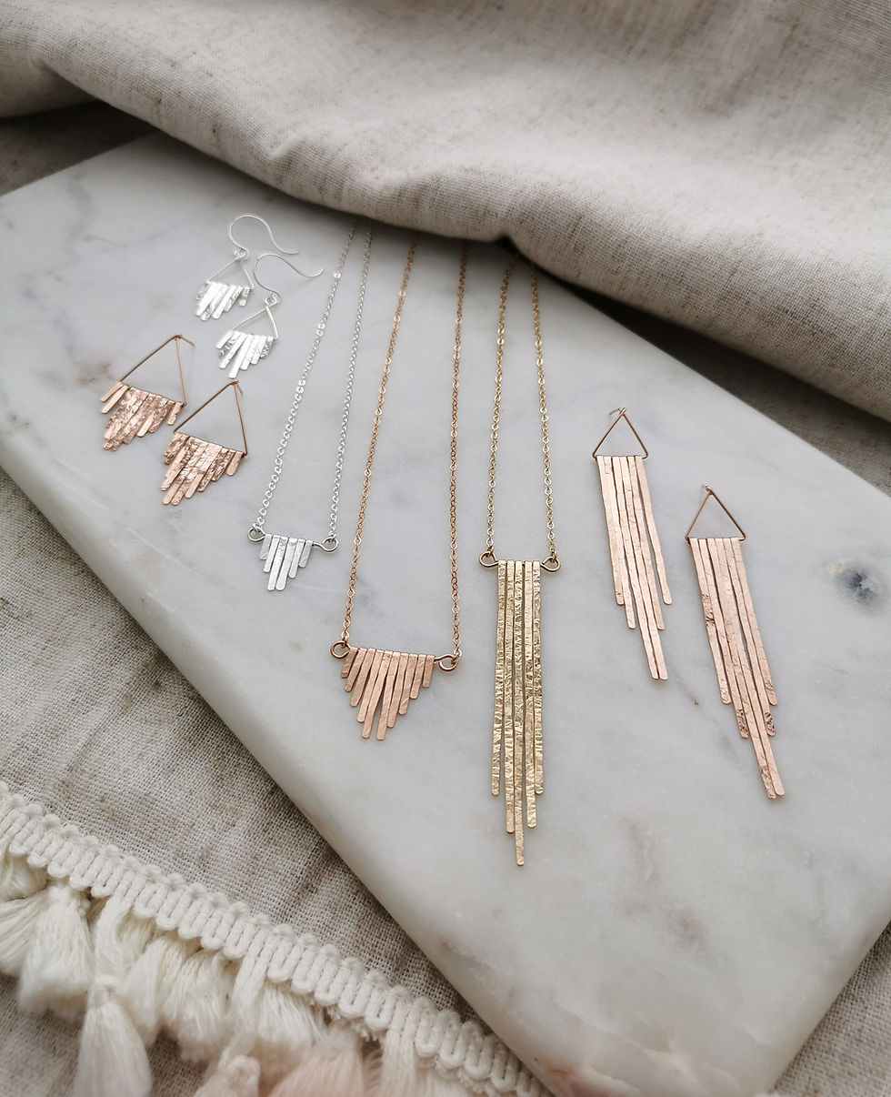Thumbnail: QWYN// Long Fringe Earrings