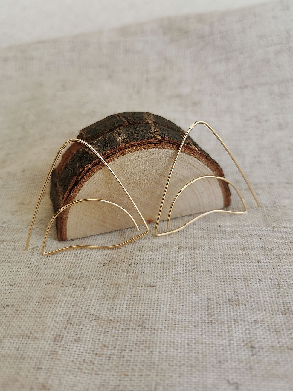 Thumbnail: HORIZON// Sunrise & Sunset Landscape Hoop Earrings
