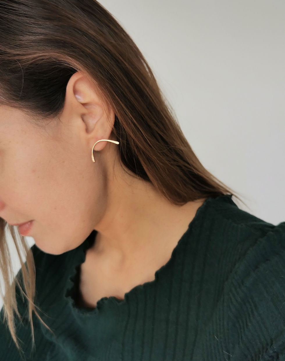 Thumbnail: ARCH// Half Circle Stud Earrings