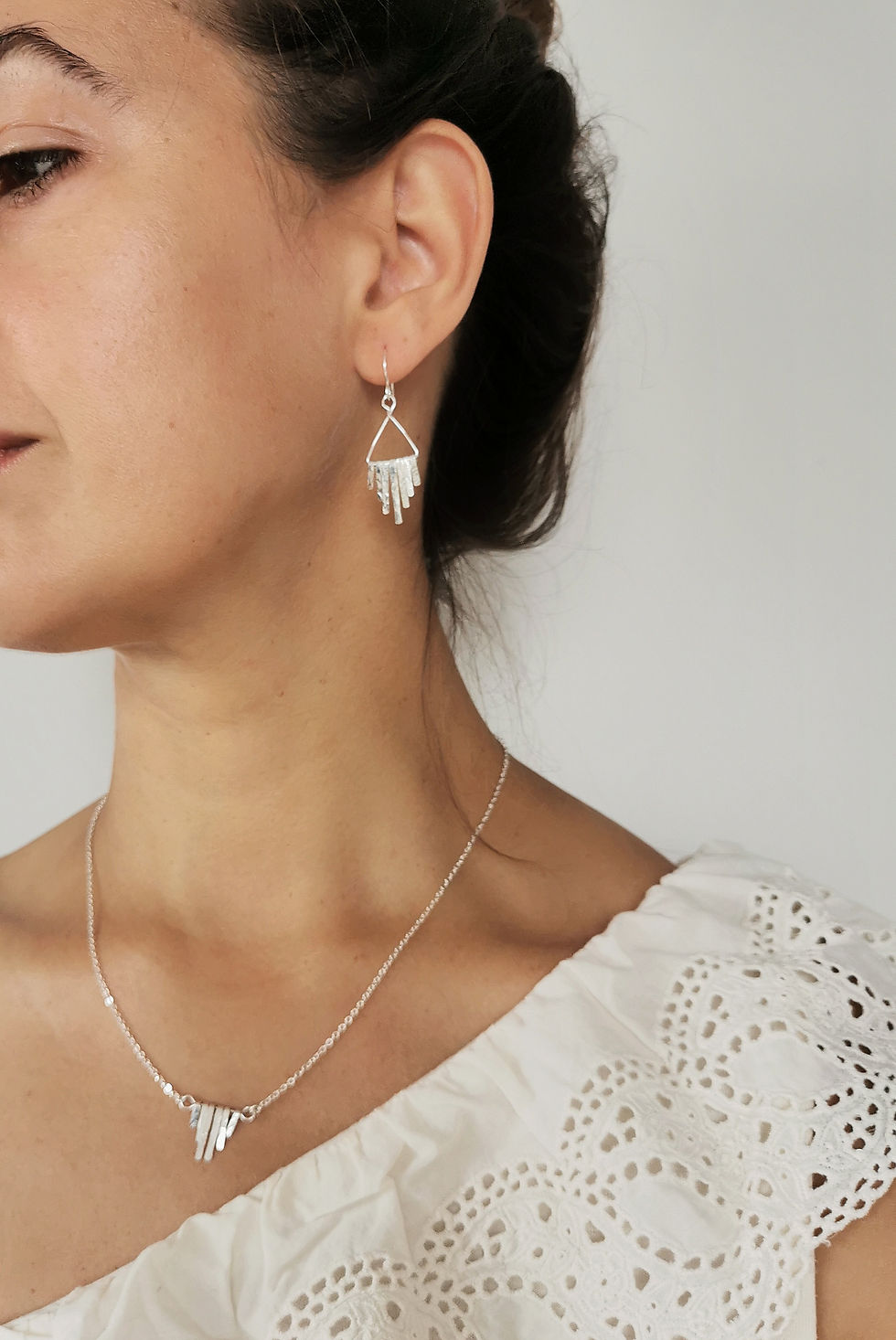 Thumbnail: QWYN// Long Fringe Earrings