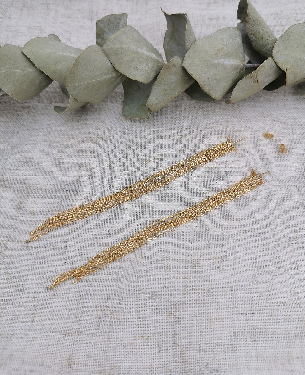 Miniature : RAIIN// Boucles d'Oreilles Cascade