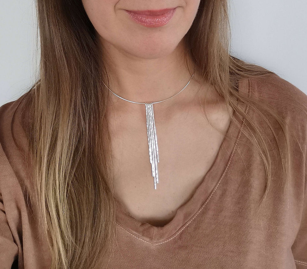 Thumbnail: CLEOPATRA // Fringe Choker Necklace