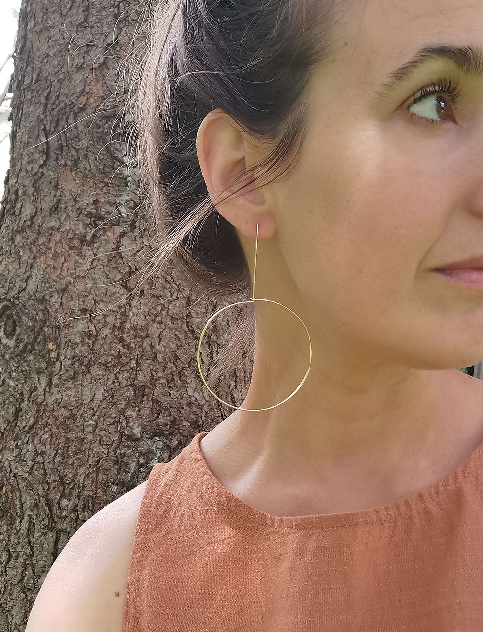Thumbnail: LYRA// Line and Loop Earrings
