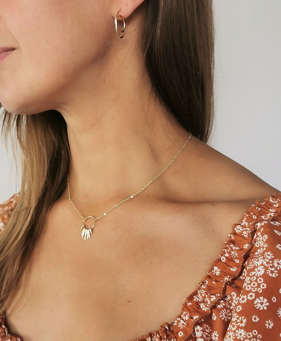 Thumbnail: INTA// Sunray Fringe Necklace