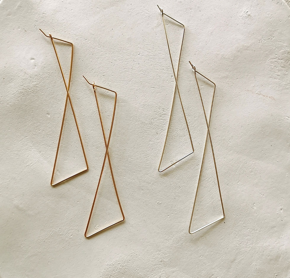 Thumbnail: X// Slanted Criss Cross Earrings