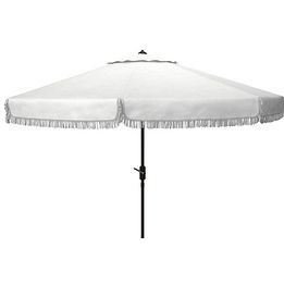 Milan Fringe 11ft Round Crank Umbrella
