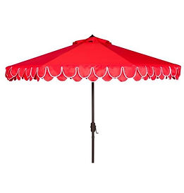 Elegant Valance 9ft Auto Tilt Umbrella