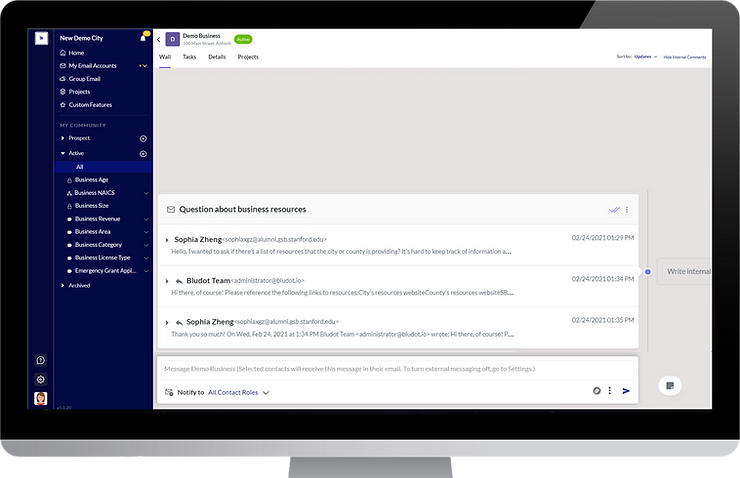 CRM Email - SaaS Applications in Economic Development
