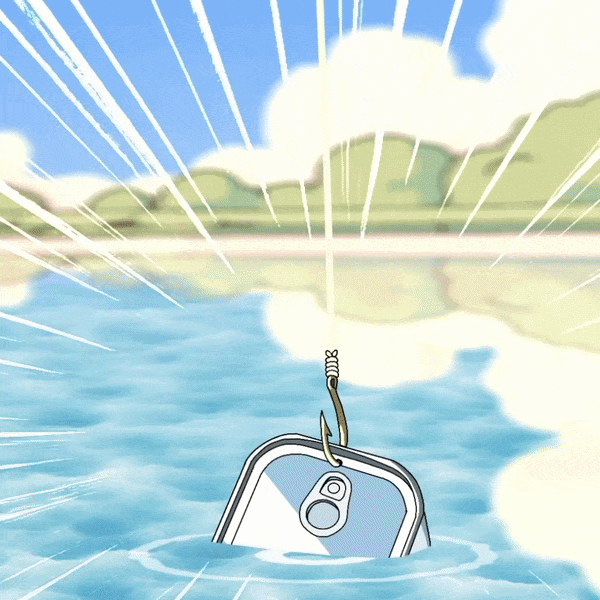 Andrew Knives Studio Ghibli inspired animation for The Ordinary Lacto-PDRN eye cream fishing fable