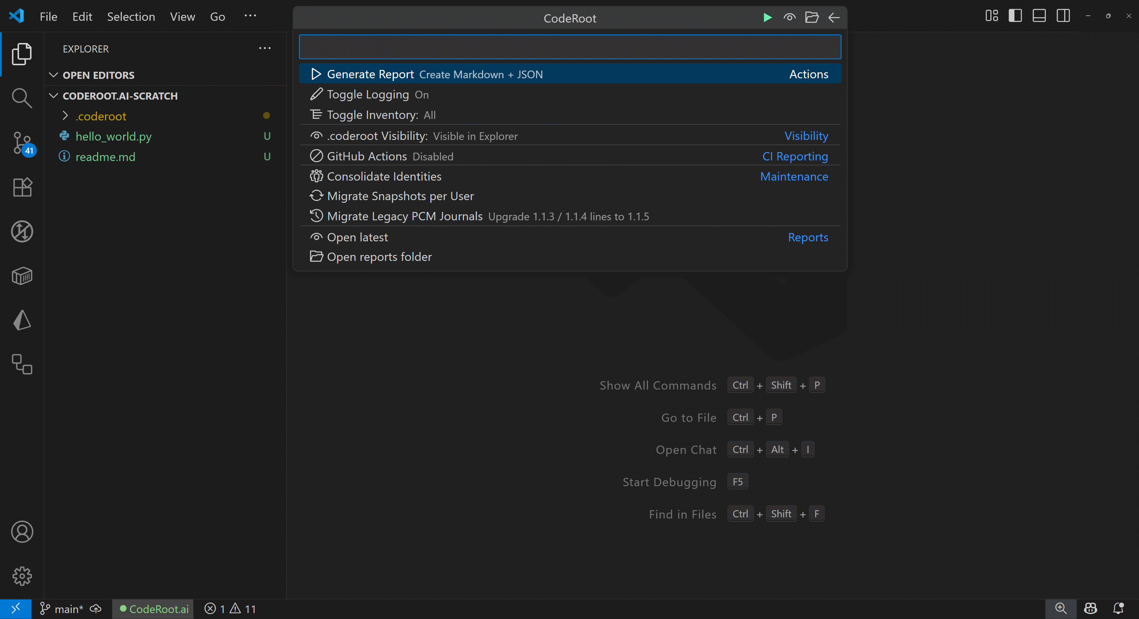 CodeRoot.ai Daily Trend Area