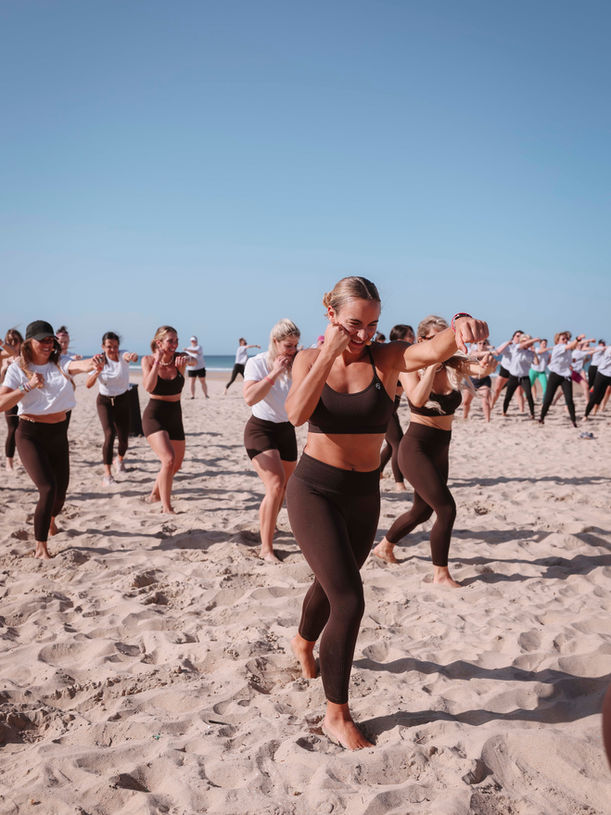 Theresa Münker als Trainerin beim Woman's Helath Camp