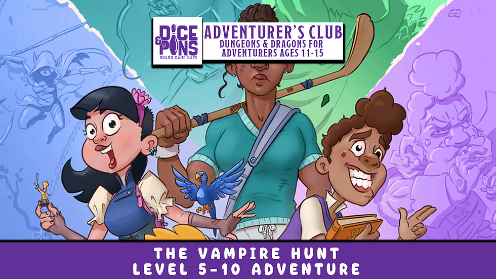 Into the Dark | A DND adventure for 11-15 year old adventurers
