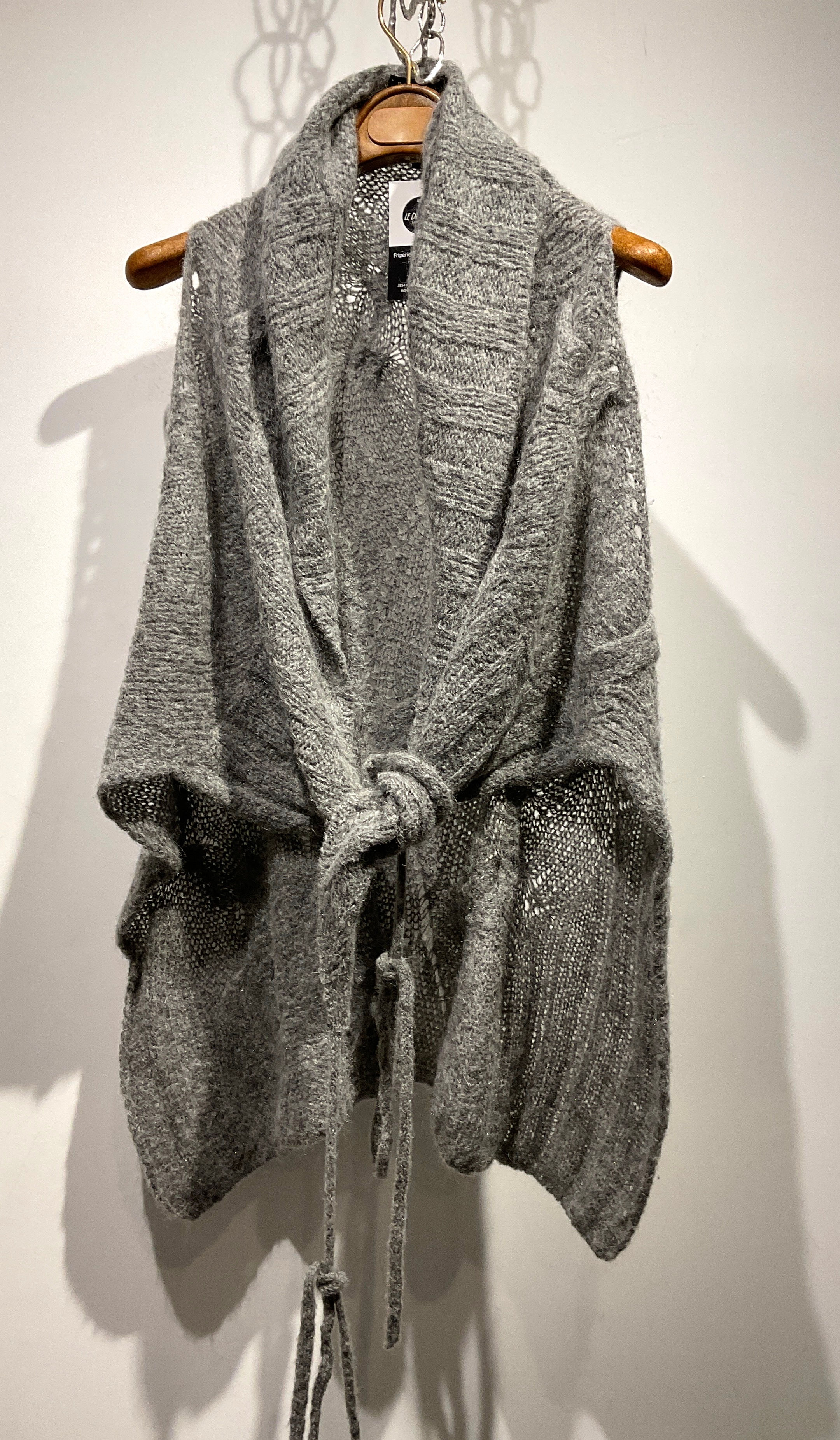 SARAH PACINI  - Veste châle lainage - One Size 