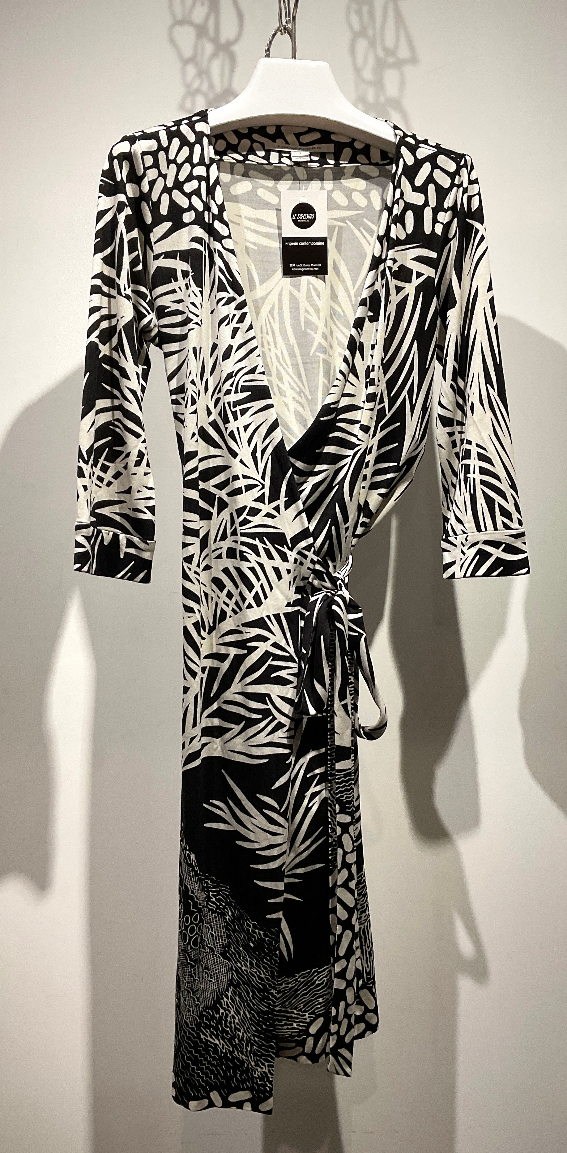 DIANE VON FURSTENBERG - Robe portefeuille soie - 8