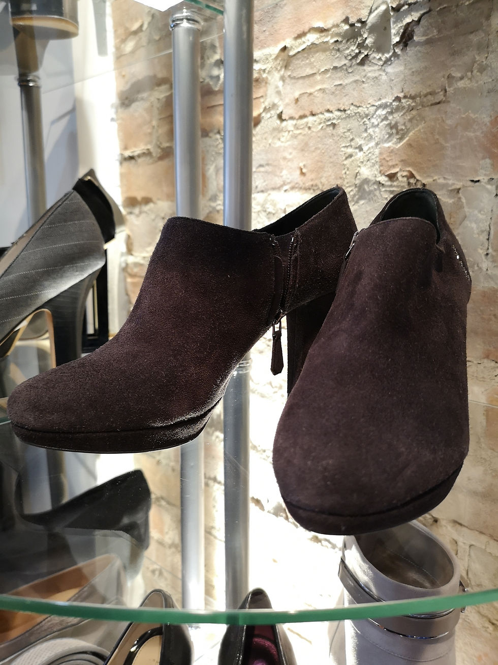 Miniature : PRADA - Soulier talon brun - 6
