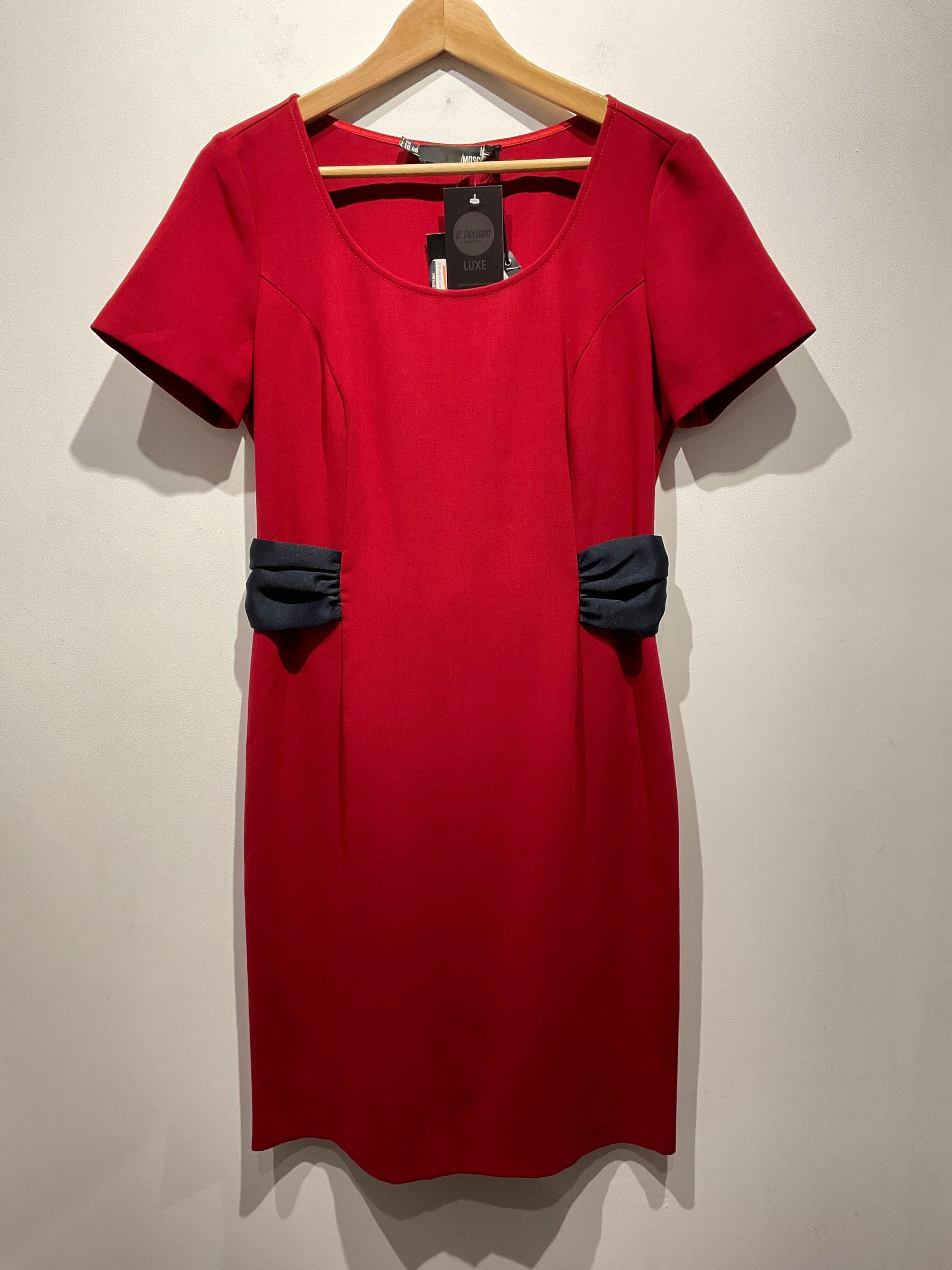 MOSCHINO - Robe rouge (neuf) - 42