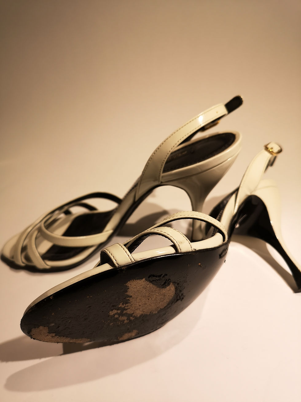 Miniature : DOLCE & GABBANA - Talon cuir blanc - 7 (37)