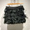 Miniature : BLAQUE LABEL - Mini jupe en plumes - M