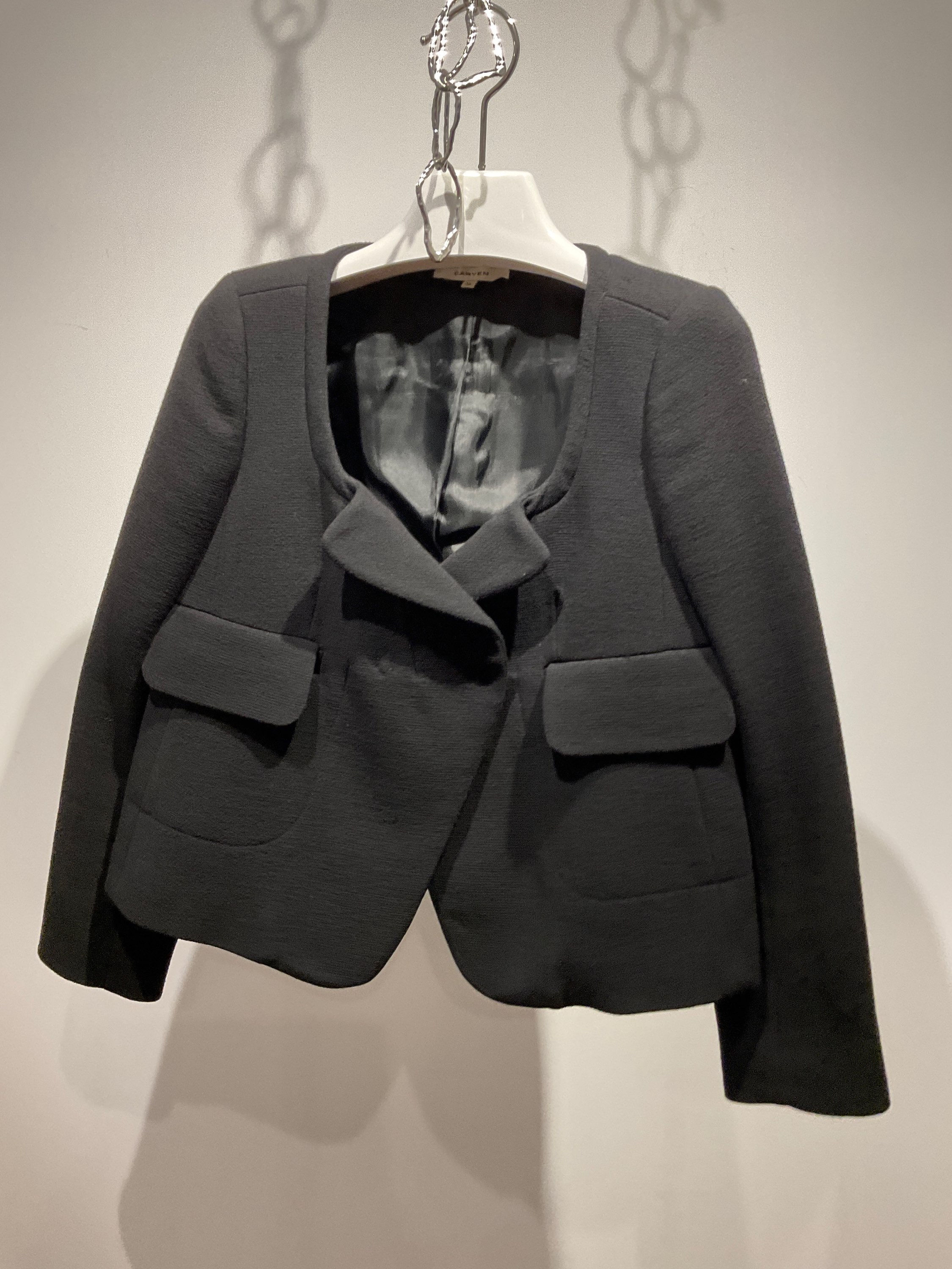 CARVEN - Veston court en laine - 36