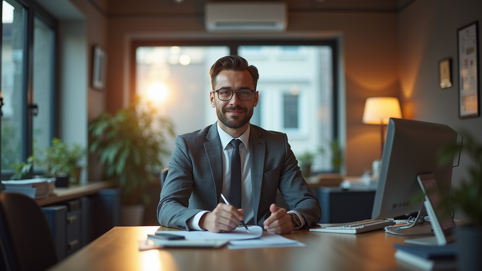 Vue rapprochée d’un entrepreneur consultant un conseiller financier dans un bureau lumineux